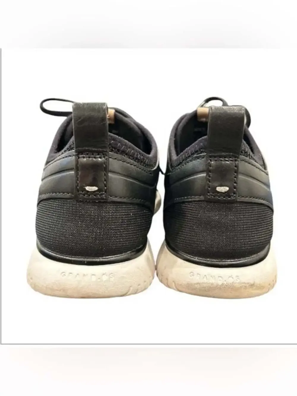 🏷️ Cole Haan Grand Motion Knit Mens Dress Sneakers Black C26395 Size 8M